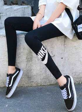 耐克瑜伽裤Nike打底女裤高腰快干跑步健身裤训练紧身裤长裤CZ8529