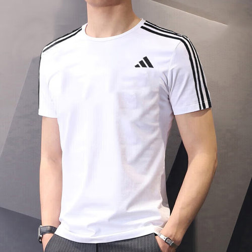 阿迪达斯速干T恤男夏季新款冰丝体恤男装健身衣男运动短袖IB8151