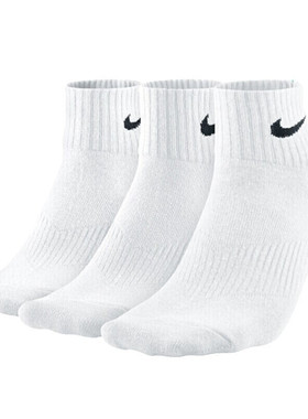 NIKE耐克男袜2025夏季新款篮球袜运动袜三双装速干透气袜子SX7677