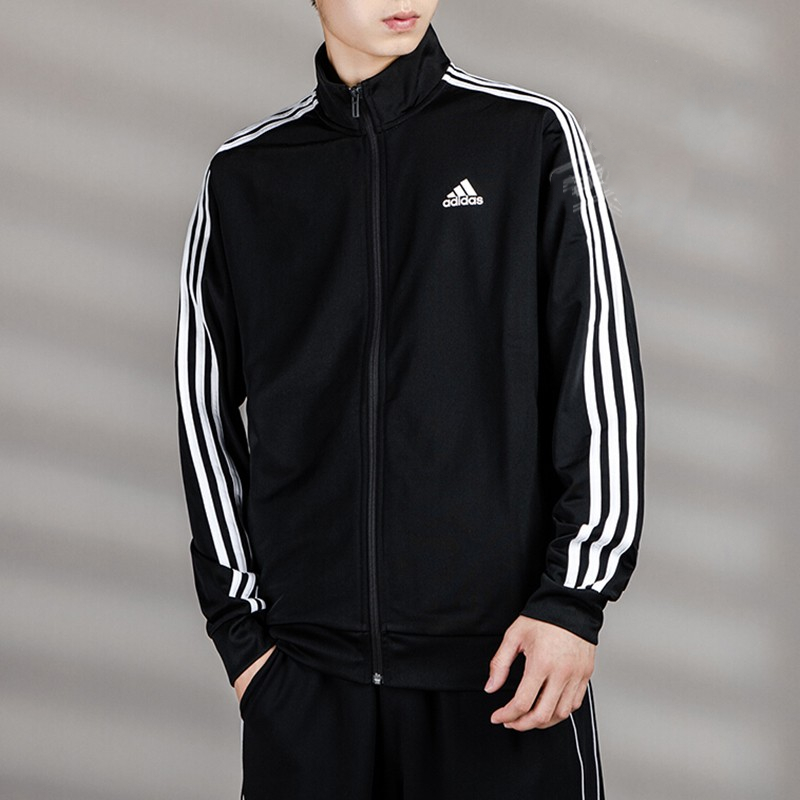 Adidas阿迪达斯立领夹克男装2023春季新款运动服休闲外套H46099 运动服/休闲服装 运动茄克/外套 原图主图