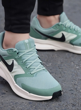 灰色跑步鞋Nike耐克鞋子RUN SWIFT 3运动鞋新款男鞋网面鞋DR2695