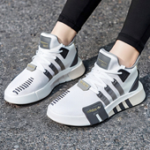 阿迪达斯女鞋 轻便运动缓震三叶草EQT透气网面休闲跑步鞋 夏季 新款