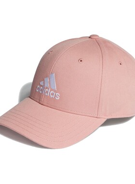 Adidas粉色帽子棒球帽