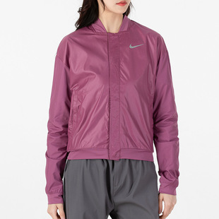 双勾运动服皮衣短款 开衫 新款 Nike耐克外套女2022春季 夹克DD6848