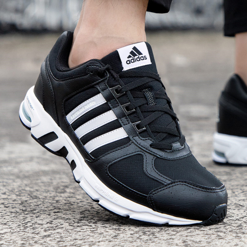 Adidas阿迪达斯男鞋2023冬季正品皮质EQT运动鞋缓震跑步鞋FW9995