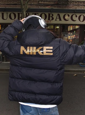 Nike耐克冬季新款羽绒服厚款连帽运动服男士防水外套休闲装HQ4183