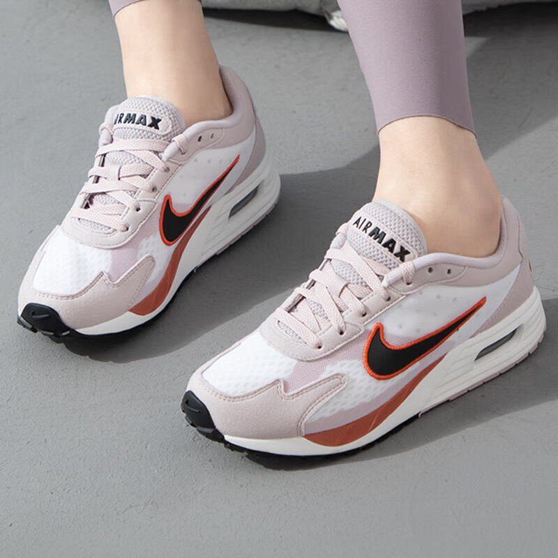 NIKE耐克跑步鞋女鞋春季AIR MAX SOLO气垫运动鞋网面透气休闲鞋子