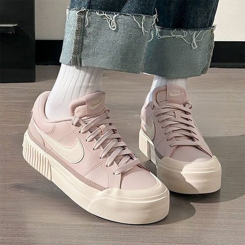 耐克官方正品厚底运动板鞋粉色鞋