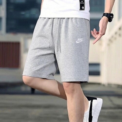 NIKE耐克男纯棉针织运动休闲短裤