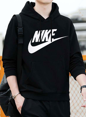 NIKE耐克加绒加厚卫衣外套男冬季新款篮球连帽运动服套头衫BV2974