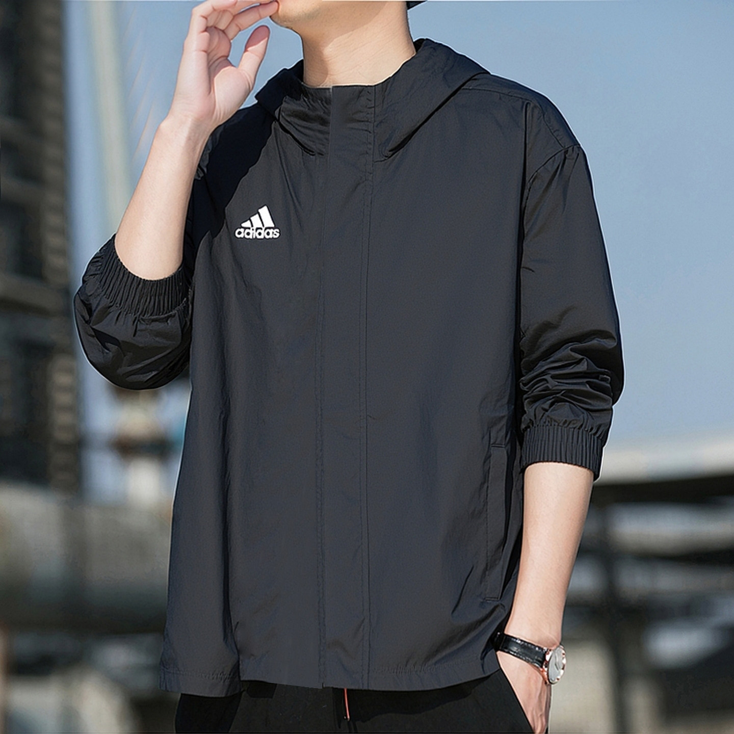 阿迪达斯防风衣男秋季新款正品梭织宽松运动服耐磨薄款夹克男外套,运动服/休闲服装,运动茄克/外套,淘宝优惠券,粉丝福利购,淘宝优惠卷