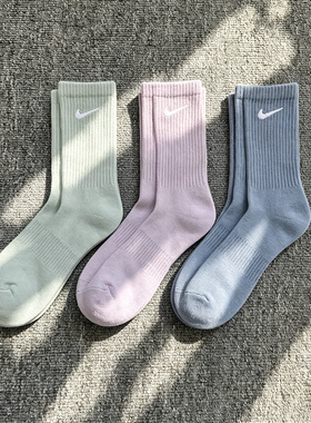Nike耐克薄款透气长筒男女运动袜