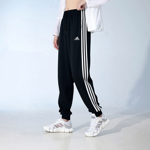 正品假一赔十裤子女运动宽松束脚
