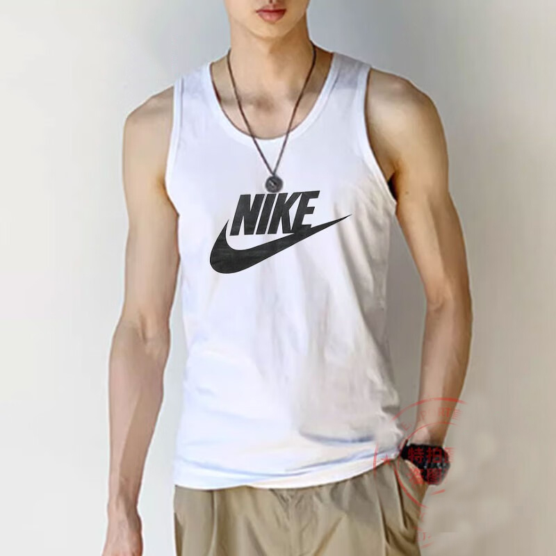 Nike耐克纯棉背心男夏季新款男女运动服篮球健身衣无袖T恤AR4992