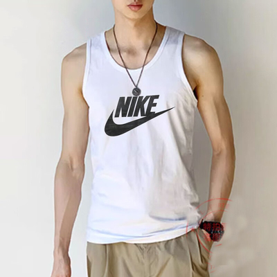 Nike耐克纯棉背心男夏季新款男女运动服篮球健身衣无袖T恤AR4992
