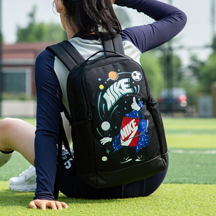 NIKE耐克卡通印花背包男童女童休闲包儿童双肩包书包运动包FN1359