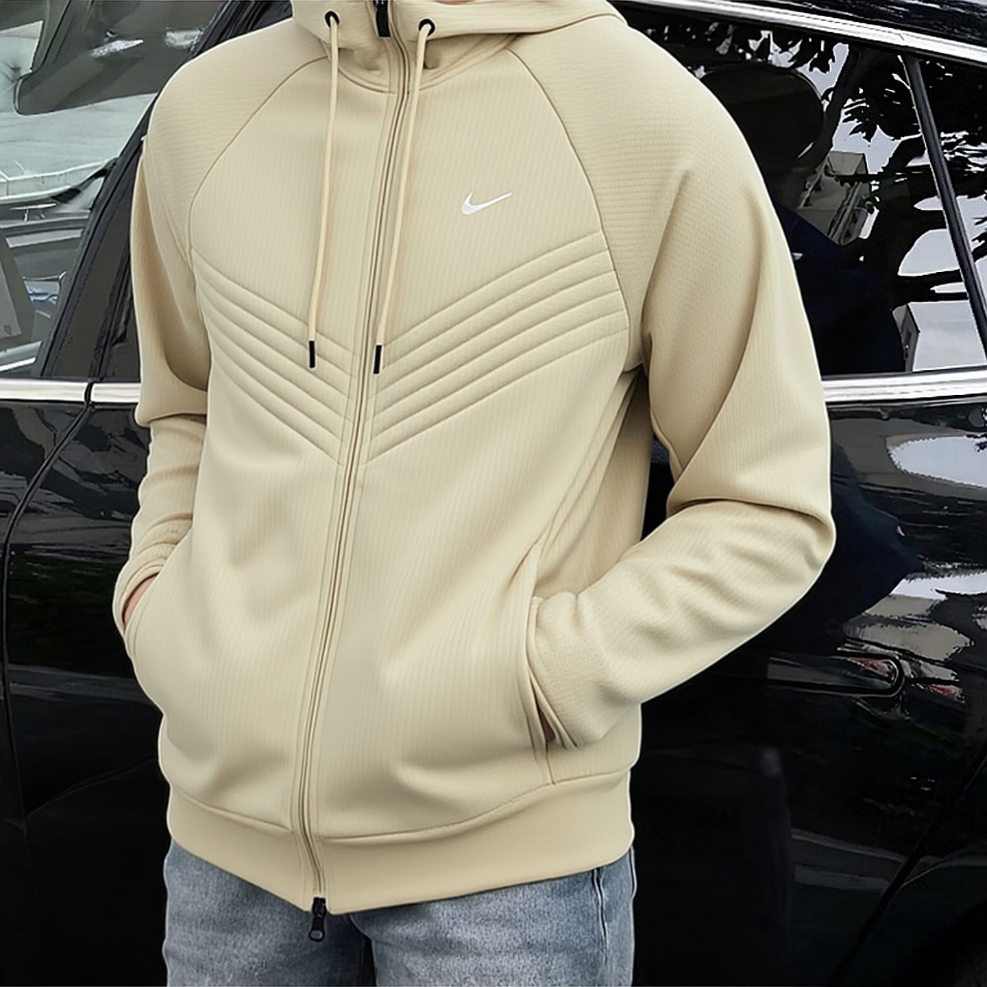 耐克官方正品连帽加绒外套男上衣