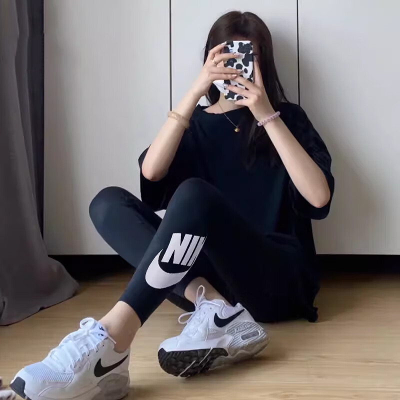 NIKE耐克普拉提训练裤女子健身裤紧身瑜伽裤打底裤鲨鱼裤 DV7792