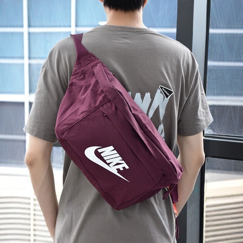 骑行跑步斜挎包Nike耐克正品运动腰包男女单肩包新款休闲包旅行包