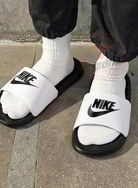 Nike耐克鞋子夏季新款拖鞋防水一字拖轻便运动凉鞋厚底男鞋休闲鞋