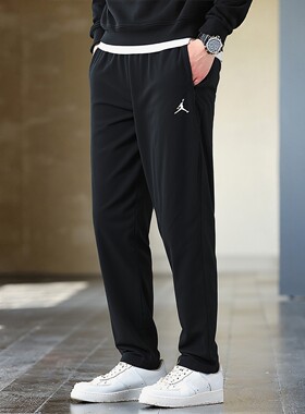 Jordan速干运动裤AJ篮球长裤2026春季新款小脚裤正品休闲裤子卫裤