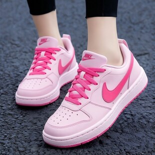 Nike耐克鞋子简版空军一号板鞋潮流粉色女鞋新款低帮运动鞋休闲鞋