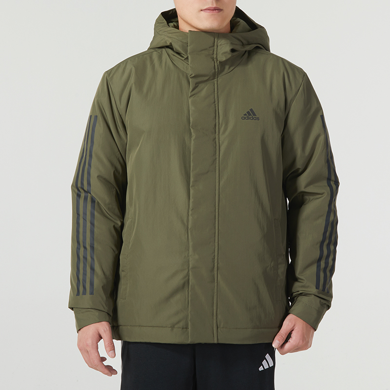 Adidas假一赔十防风保暖棉服