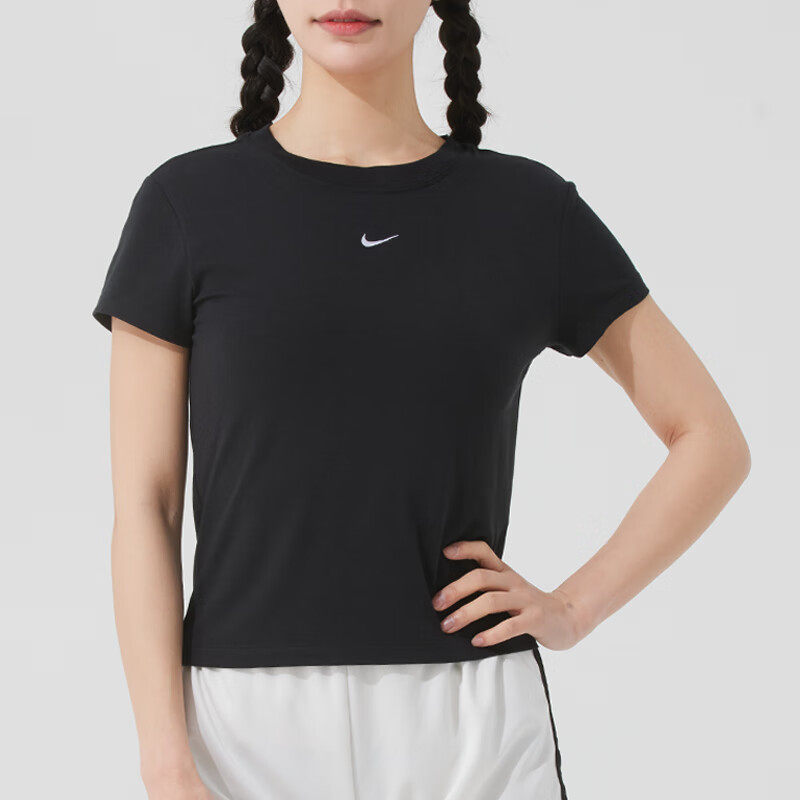 耐克短袖女夏季新款圆领透气运动休闲宽松修身正品半袖T恤FV5509