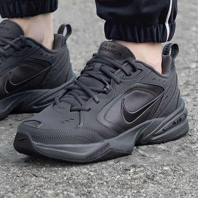 Nike耐克男鞋官方正品运动鞋冬季新款AIR MONARCH IV黑武士跑步鞋