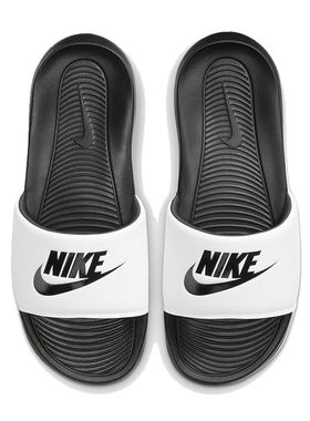 Nike耐克拖鞋男鞋夏季新款白色潮流时尚一字拖轻便户外家居凉拖鞋