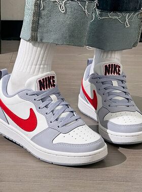 Nike耐克女低帮板鞋红色标运动鞋