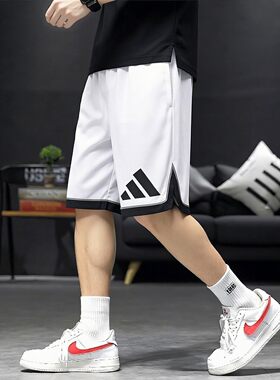 正品假一赔十大logo篮球短裤男夏