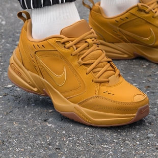 NIKE耐克复古老爹鞋男鞋小麦色M2K休闲运动鞋厚底缓震气垫跑步鞋