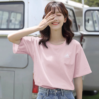 正品假一赔十阿迪达斯短袖女夏