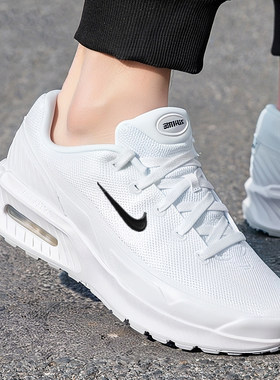 NIKE耐克白色气垫男鞋夏运动鞋AIR MAX休闲鞋轻便减震透气跑步鞋