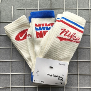 运动袜男女长袜健身休闲袜HJ9336 新款 Nike耐克袜子正品 高筒袜冬季