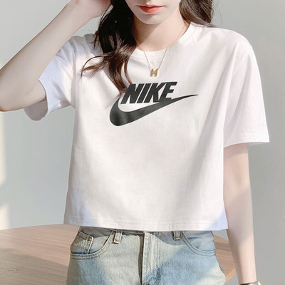 耐克官方正品短款露脐短袖女T恤