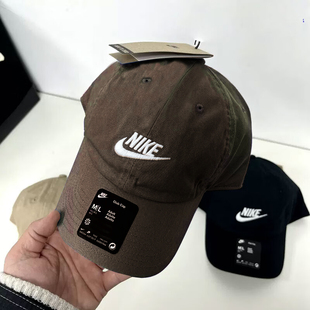 NIKE耐克男女帽子经典 棒球帽刺绣字母Logo遮阳鸭舌帽户外运动帽女