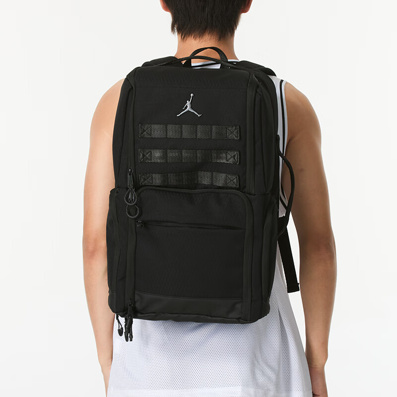 乔丹官方正品篮球双肩背包运动包