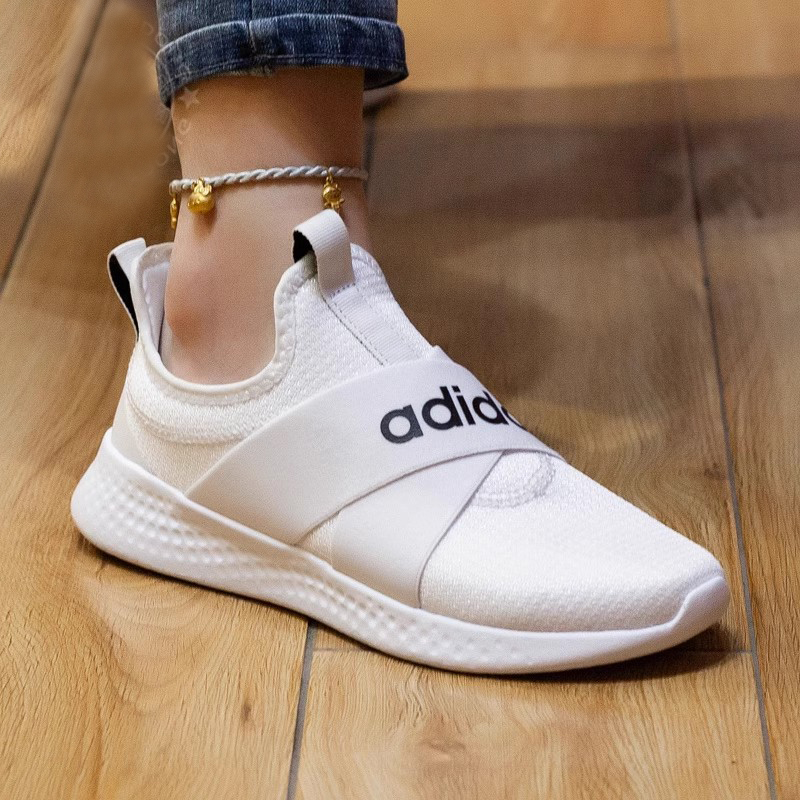 阿迪达斯懒人鞋女鞋夏季新款透气运动鞋健步户外轻便一脚蹬FX7325