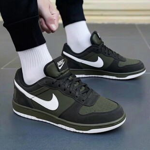 正品耐克鞋子BIG NIKE LOW运动鞋新款翻毛皮板鞋潮流时尚休闲男鞋