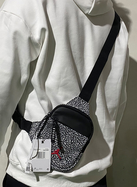 Nike耐克腰包男包2023JORDAN新款aj收纳包女包斜挎包休闲胸包