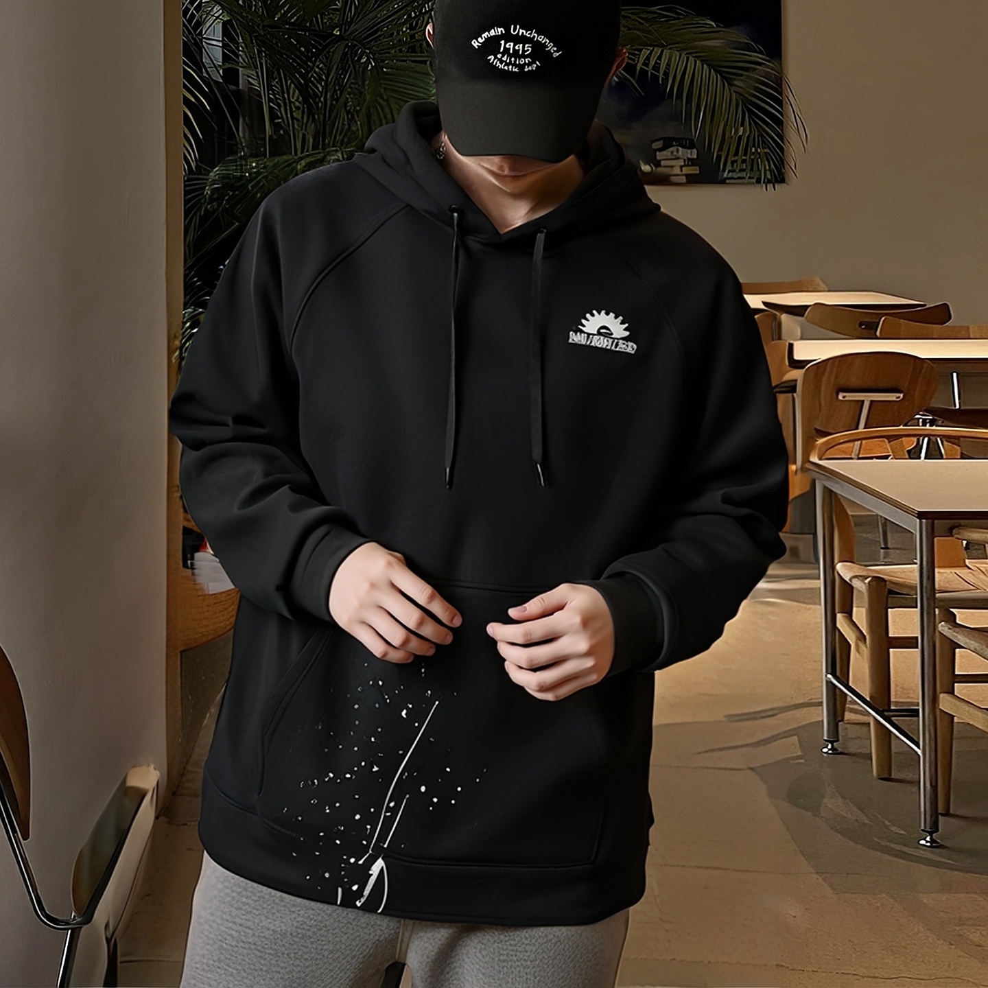 耐克加绒加厚运动卫衣