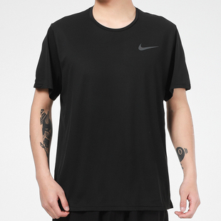CZ1182 Nike耐克男T恤黑色经典 款 25夏款 速干透气休闲宽松运动短袖