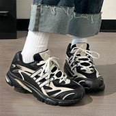 2休闲光波老爹鞋 阿迪达斯女鞋 复古低帮千禧TEMPER RUN 新款 正品