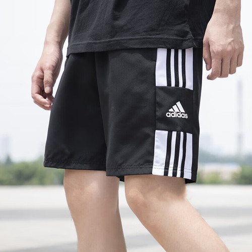 阿迪达斯短裤男 夏季新款运动休闲裤健身训练服透气宽松五分裤