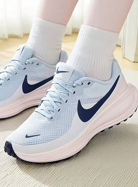 Nike耐克鞋子正品蓝色女鞋新款运动鞋厚底跑步鞋透气网面鞋休闲鞋