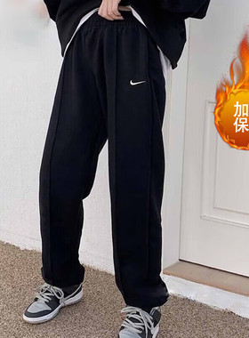 Nike耐克加绒女裤卫裤保暖户外骑行裤瑜伽跑步裤子运动长裤BV4090
