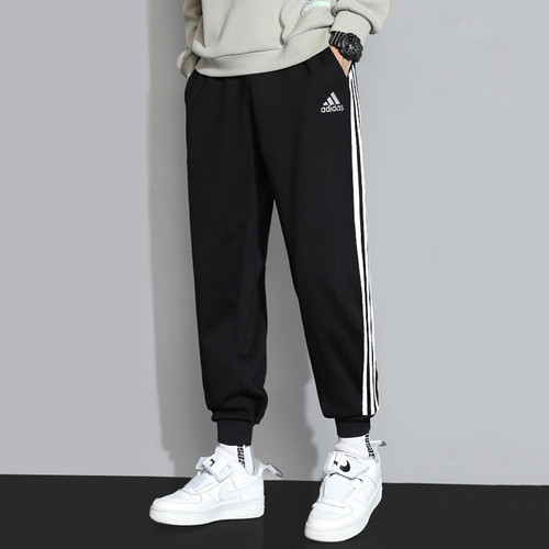 Adidas收口针织长裤运动裤