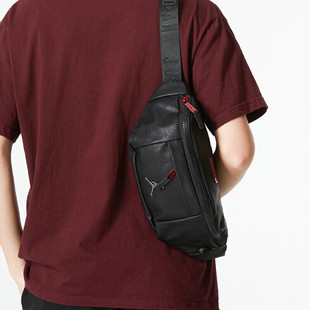 Nike耐克AJ腰包男Jordan情侣包新款斜挎包胸包运动背包单肩包女包